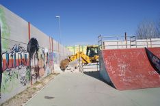 El actual skate park se encuentra en este estado de deterioro.  // CharryTV