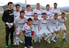 Once inicial con el que formaron los rondeños ante el Atco. Mancha Real. // Miguel Ángel Mamely