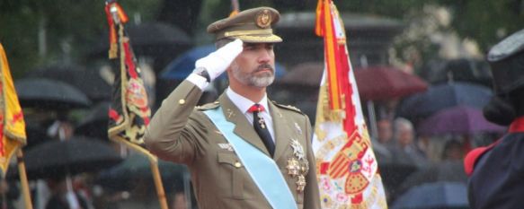 El Rey Felipe en Ronda, sin Letizia y ante unos 400 invitados , Todos los detalles de la visita del Jefe del Estado a nuestra ciudad con motivo del 450 aniversario de la Real Maestranza de Caballería , 13 Apr 2023 - 12:24