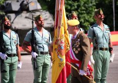 El teniente general Meijide ha presidido el acto en el Cuartel de La Legión en Ronda // Manolo Guerrero