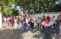 Más de 150 rondeños participaron en la presentación en el municipio sevillano // Laura Caballero