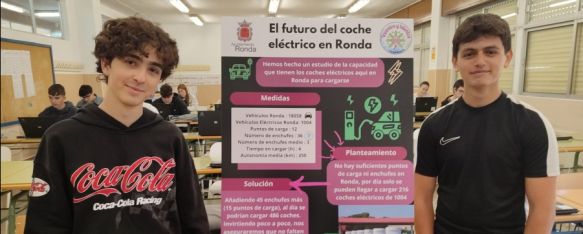 “Ronda necesita más puntos de carga para vehículos eléctricos”, Electrolineras es un proyecto de dos alumnos del IES Martín Rivero premiado por la Fundación Cepsa, 23 May 2024 - 11:31