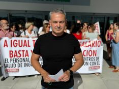 Juan Carlos Corbacho, representante sindical de Comisiones Obreras // Manolo Guerrero