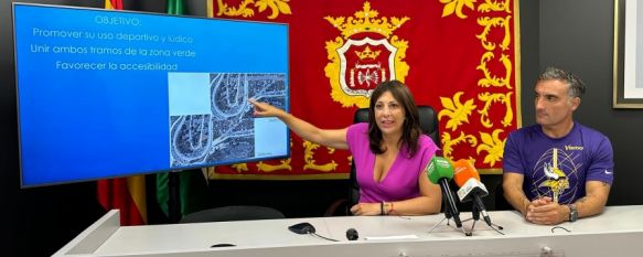 El Ayuntamiento presenta el proyecto deportivo del parque periurbano de La Dehesa, Con el objetivo de hacerlo más accesible, se creará una pasarela peatonal sobre la carretera de Sevilla que ya está proyectada para su licitación, 22 Jul 2024 - 14:04