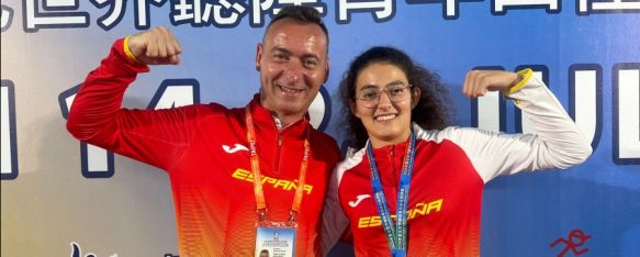 Roberto Sánchez, el entrenador de una campeona del mundo , El rondeño e Irene Aragón han conseguido en el Campeonato Mundial de Atletismo para Sordos, celebrado en Taiwán, el primer oro para la selección española , 24 Jul 2024 - 10:08