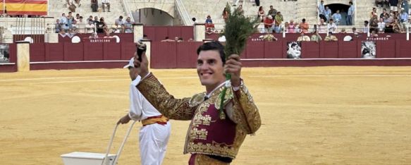 Javier Orozco corta una oreja en su presentación en la Feria Taurina de Málaga, El torero rondeño cuajó una buena actuación y estuvo acompañado por numerosos rondeños en La Malagueta, 19 Aug 2024 - 16:39