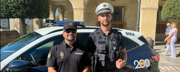 La Policía Nacional presenta a un nuevo miembro del proyecto Comisarías Europeas en Ronda, Un subinspector alemán llegado desde Bonn atenderá en la ciudad…, 03 Sep 2024 - 11:31