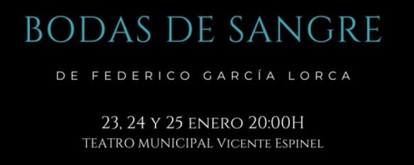 Proyecto Platea presentará en enero Bodas de Sangre, Ya se pueden adquirir las entradas de esta versión dirigida por Marcos Marcell, 10 Sep 2024 - 08:03