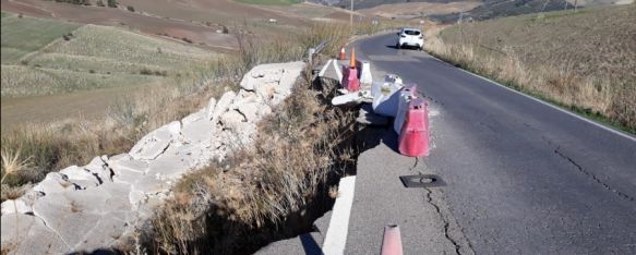 Estado actual de la vía. // Diputación de Málaga.