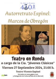 Cartel anunciador de la obra // Ayuntamiento de Ronda