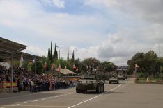 En el desfile, se han podido ver vehículos militares // Laura Caballero