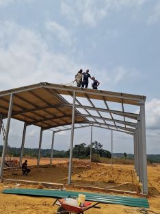 Estructura de la carpintería.  // Contagia Solidaridad. 