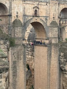 El impactante reto también se pudo seguir por streaming.  // Ayuntamiento de Ronda. 