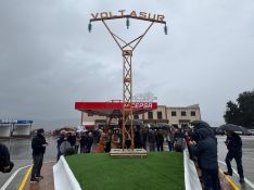 Han instalado un poste en homenaje a los trabajadores // Manolo Guerrero