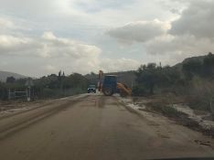 Carretera de Benaoján esta mañana.  // CharryTV