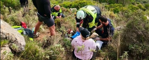 Rescatan a una mujer tras un accidente en una zona rural de Gaucín, Ha sido necesaria la evacuación en helicóptero de la víctima…, 27 Nov 2024 - 12:15