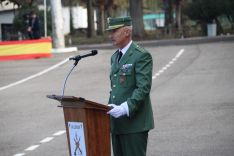 En su discurso, el coronel Sánchez ha querido recordar a José Guerrero y a Miguel Coronel, recientemente fallecidos // Manolo Guerrero