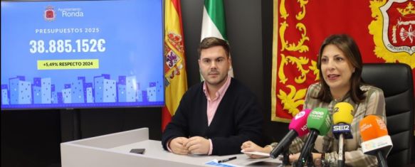 El Ayuntamiento de Ronda tendrá un presupuesto de más de 38,8 millones de euros en 2025, Esta cuantía supone una subida del 5,49% respecto a 2024, 19 Dec 2024 - 16:29