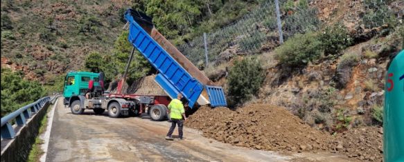 La Junta inicia los trabajos en la zona dañada de la carretera A-397, Una quincena de efectivos ha comenzado las labores previas para…, 19 Mar 2025 - 11:47